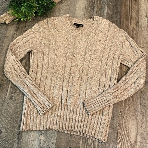 BANANA REPUBLIC Tan Neutral Sweater Size Medium - Picture 1 of 10